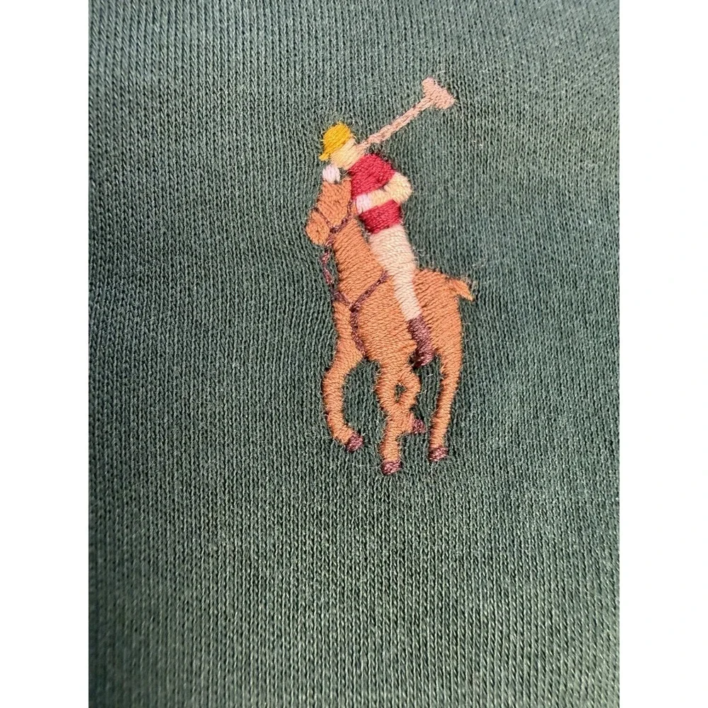 Polo Ralph Lauren Shirt Mens 5XB Green Long Sleeve Flesh Pony Logo Commute New